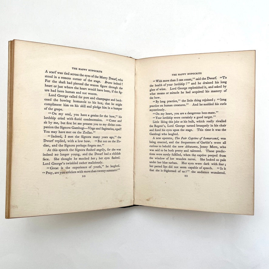 Miniatyrbild: 1896 2nd Edn: THE HAPPY HYPOCRITE Max Beerbohm Antiquarian LEATHER (Bodley No 1)