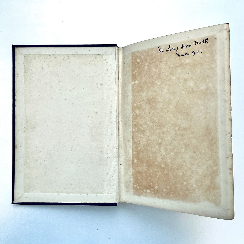 Miniatyrbild: Pen inscription on front endpaper, otherwise no annotations in book