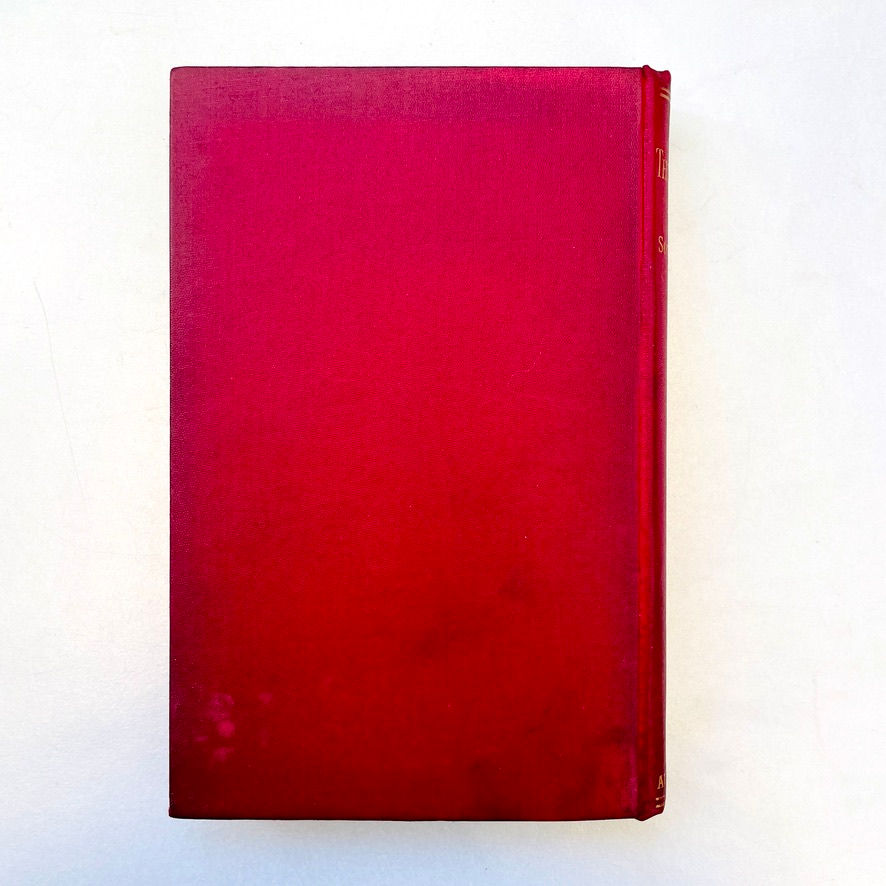 Pikkukuva: Rear cover of Thistledown Robert Ford 1901 showing mild marks and age wear