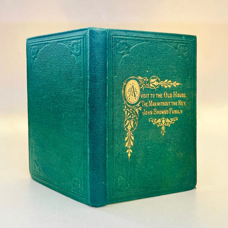 Boards and spine of A Visit to the Old House in the Country by Eliza Thorp, 1871 gilt decorated first edition.