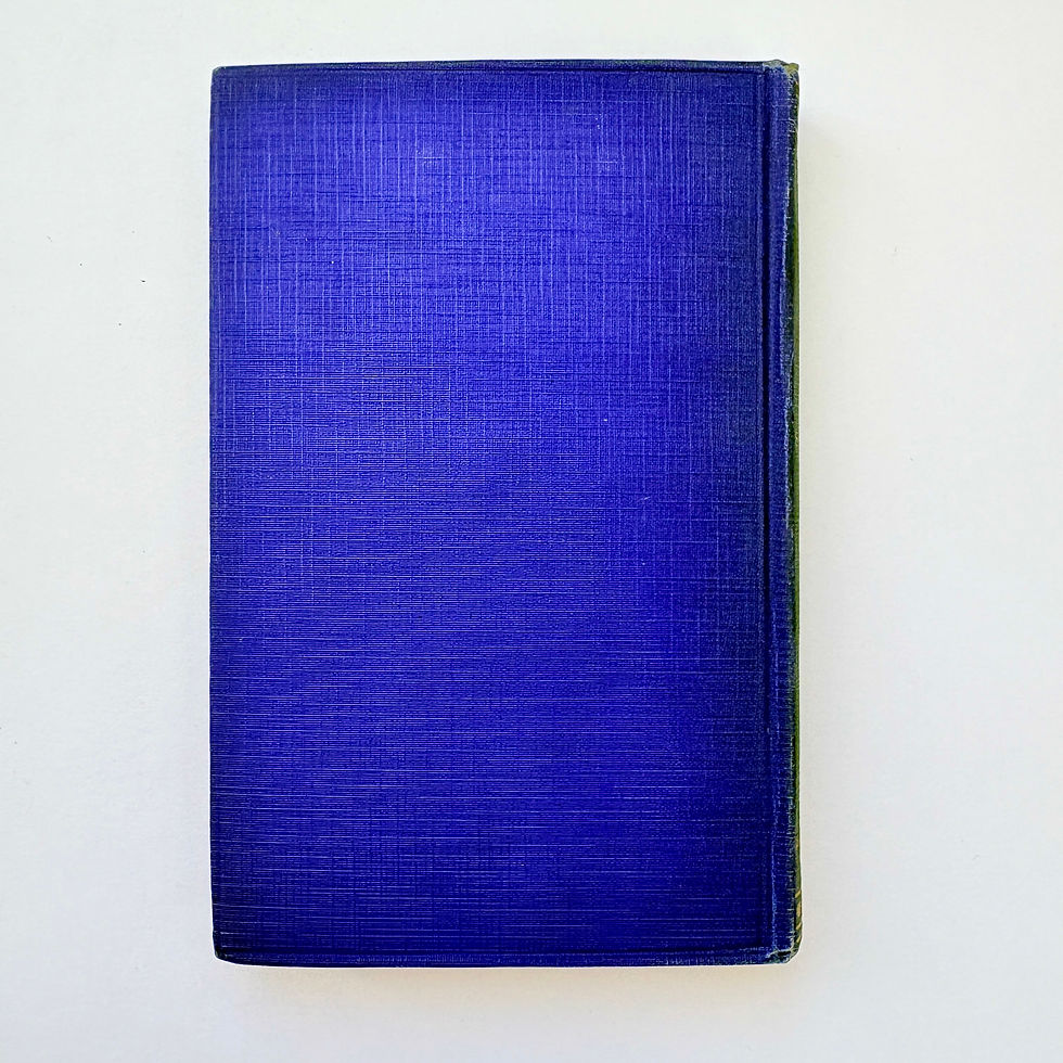 Pikkukuva: Rear board Selected Poems Jehudah Halevi 1925 cloth binding Routledge JPS