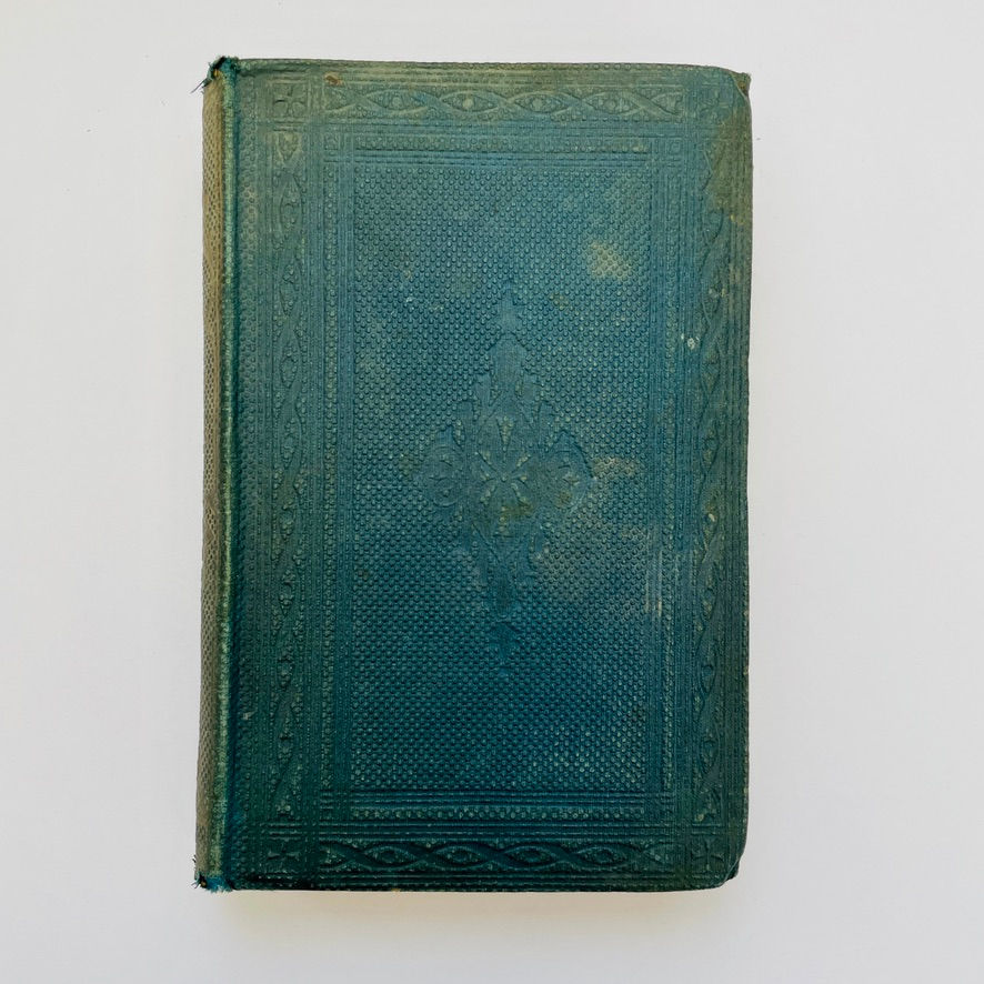 Miniatyrbild: 1866 The Disowned by Sir Edward Bulwer Lytton original blue blind stamped cloth binding