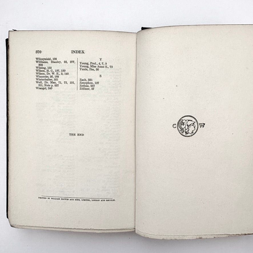 Miniaturbild: Last page 370 Astronomical Curiosities Gore 1909 first edition