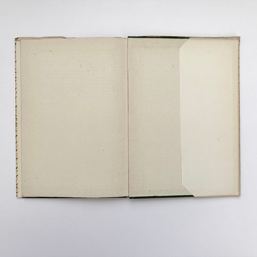 縮圖：rear pastedown endpaper mid twentieth century UK poetry binding