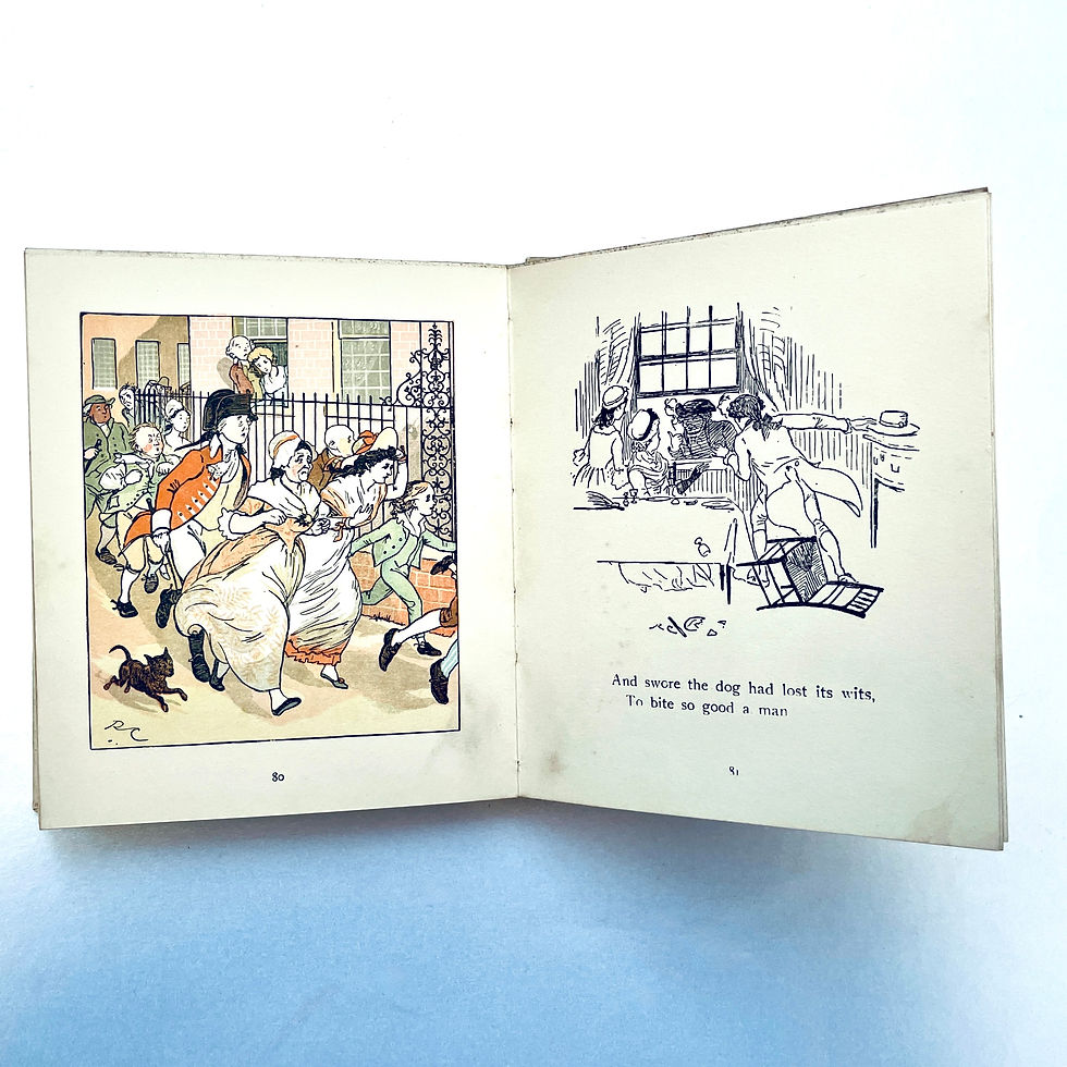 縮圖：Pages 80–81 near the close of Picture Book No. 1 with illustrated pictures.