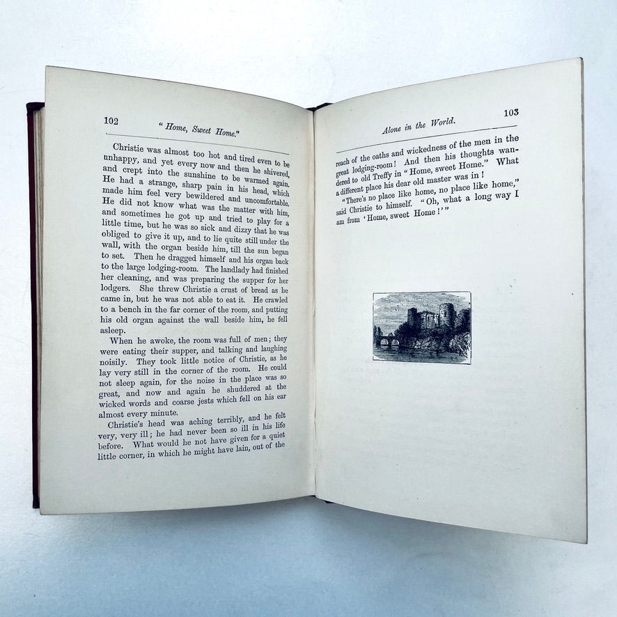 縮圖：Pages 102–103 of Christie’s Old Organ by Mrs O. F. Walton, with small illustration on page 103.