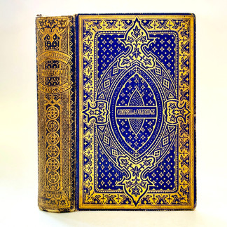 Illustrated title page of “The Poetical Works of Campbell & Coleridge” (1857) with engraved vignette