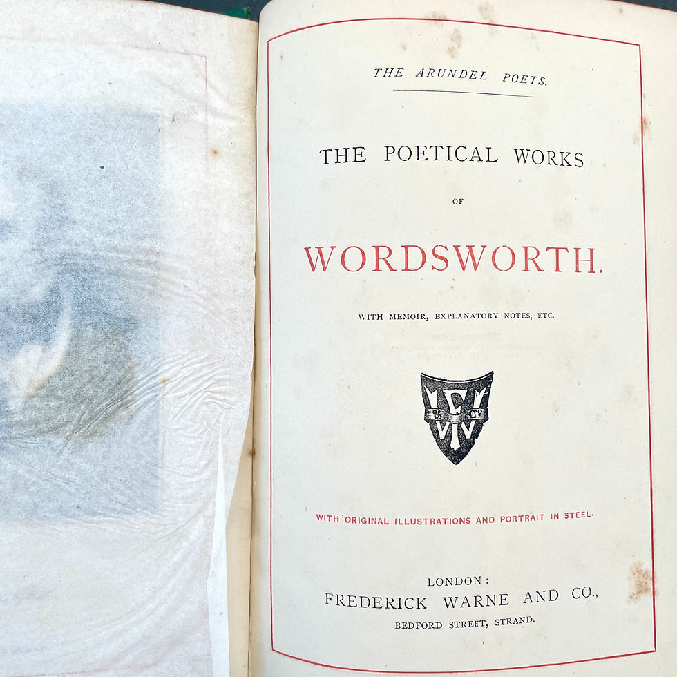 Miniatyrbild: The Poetical Works of William Wordsworth c1880 / Illustrated Victorian Edition