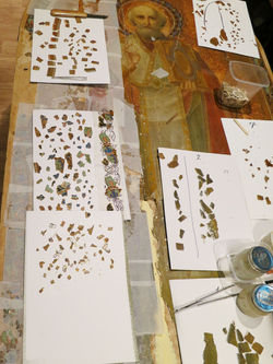 Реставрация иконы, процесс