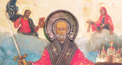 Реставрация иконы Николай Можайский