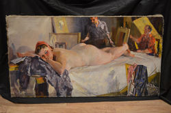 Картина до реставрации