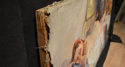 Картина до реставрации