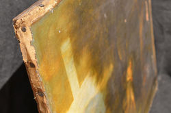 Пейзаж в процессе реставрации