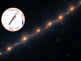Astrónomos descubren la estructura giratoria más grande del universo: un gigantesco collar galáctico de 50 millones de años luz