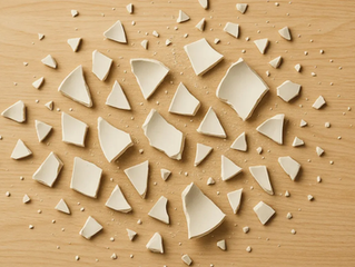 La fórmula del vaso roto: una nueva ley matemática explica por qué todo se rompe de la forma más caótica posible