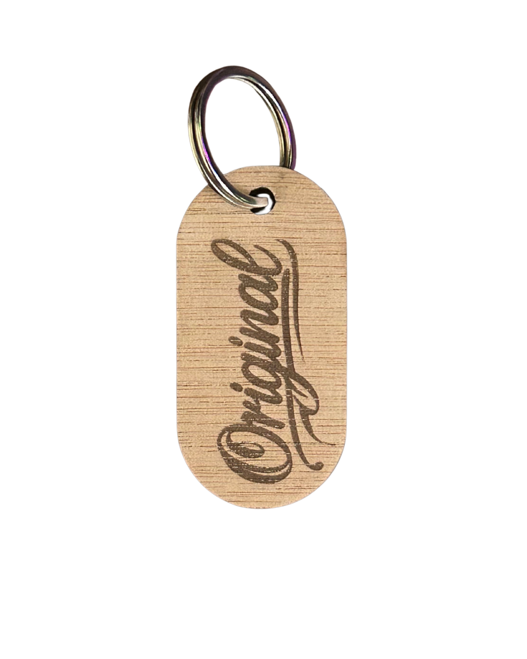 Original | Wooden Dog Tag keychain