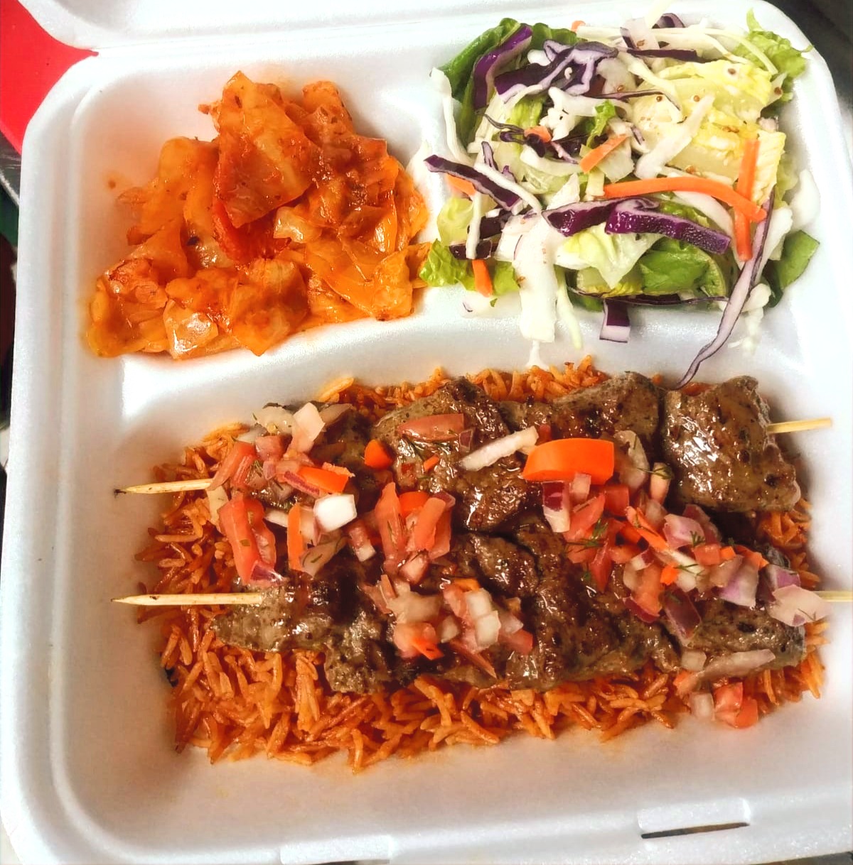 Arranged Food and Objects