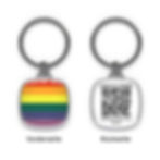 Pride - Anhänger mit Regenbogenmotiv