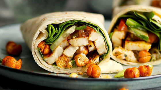 Halloumi wrap