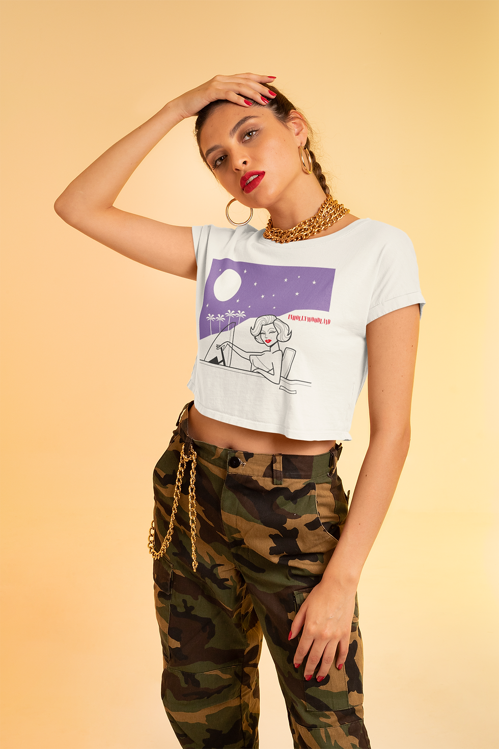 Thumbnail: Marilyn Mulholland Moonlighting Women’s Crop Tee
