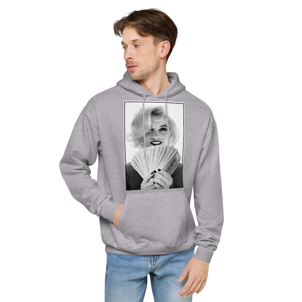 Thumbnail: Marilyn $100 Bills Unisex Hoodie
