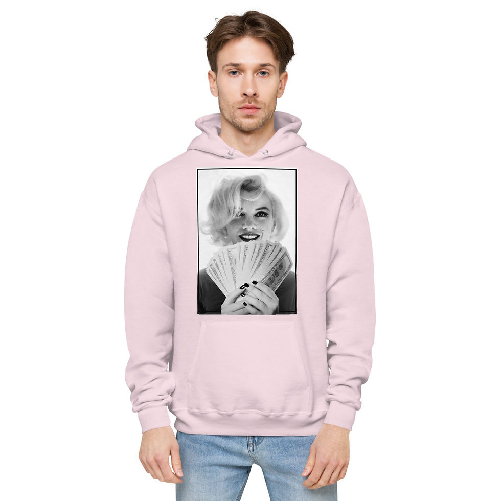 Thumbnail: Marilyn $100 Bills Unisex Hoodie