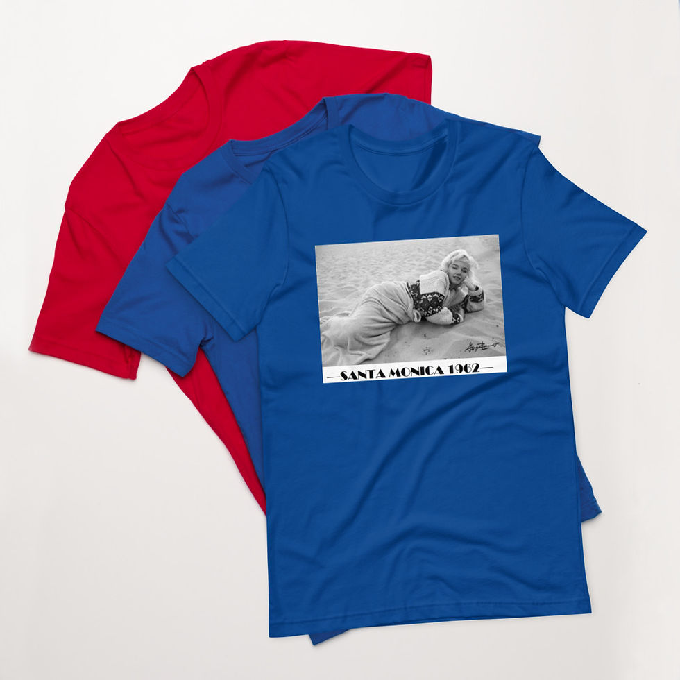 Thumbnail: Marilyn Monroe Santa Monica 1962 Unisex T-Shirt