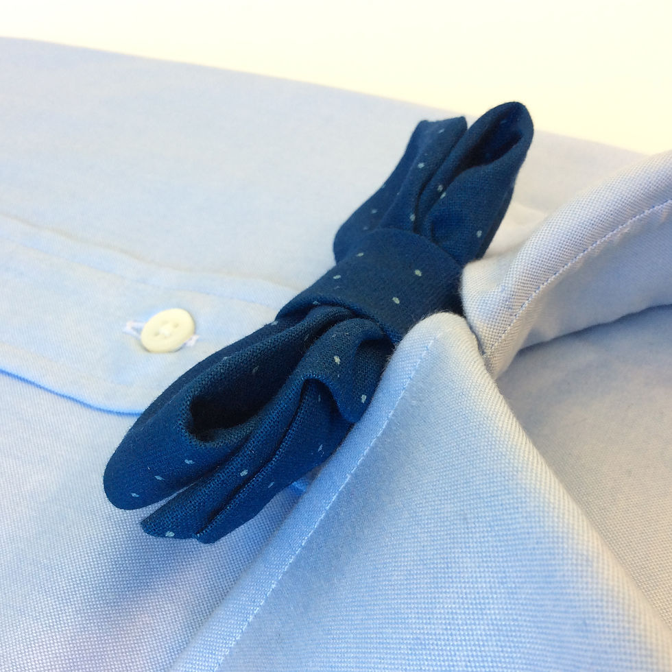 サムネイル： BOWTIE [Indigo Blue Dots]