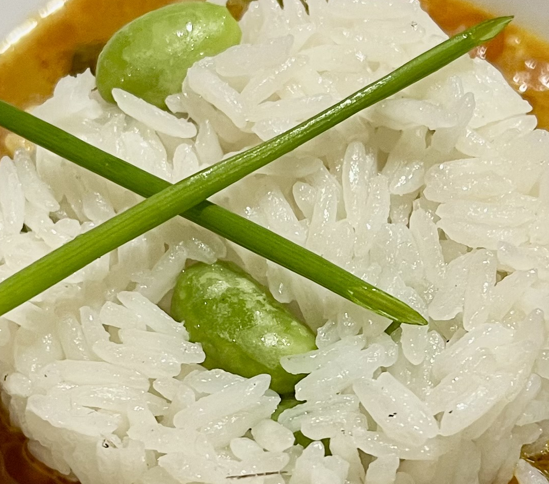 SIDE: Coconut Jasmine Rice with Edamame