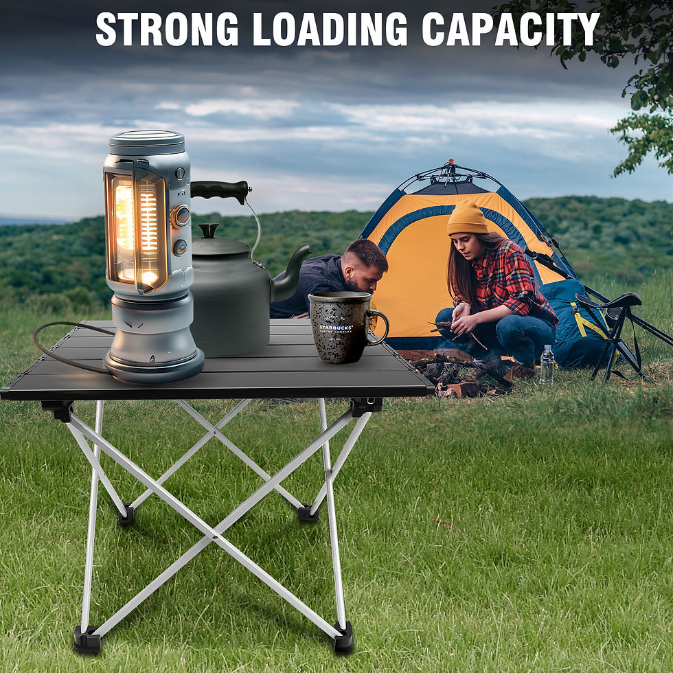 Thumbnail: Foldable Aluminum Camping Table