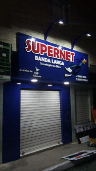 Fachada de ACM com letras em Pvc expandido