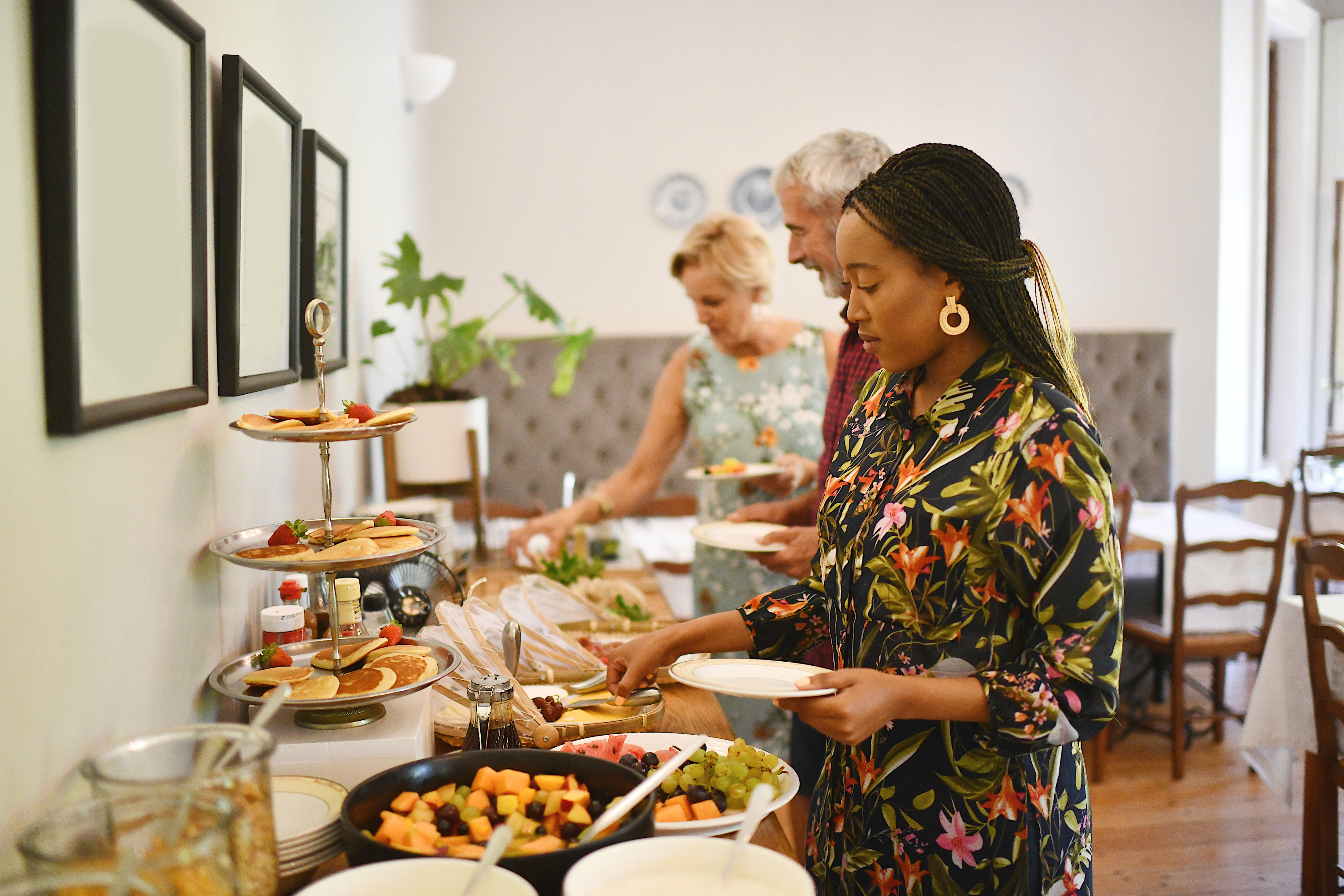 Arranged Food and Objects