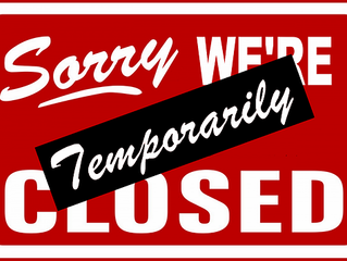 Temporary closure - 22/3/20