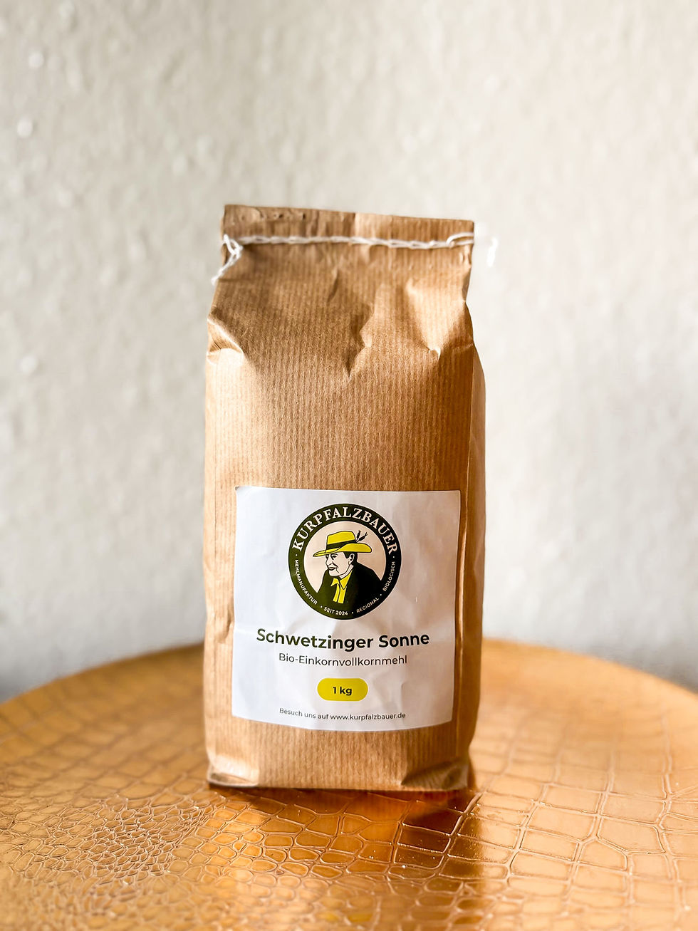 Kurpfalzbauer Bio-Einkornvollkornmehl „Schwetzinger Sonne“ 1 kg