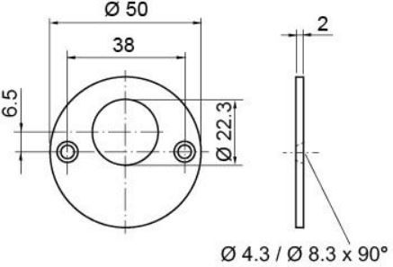 Rosette rund I RZ I 1514-23C