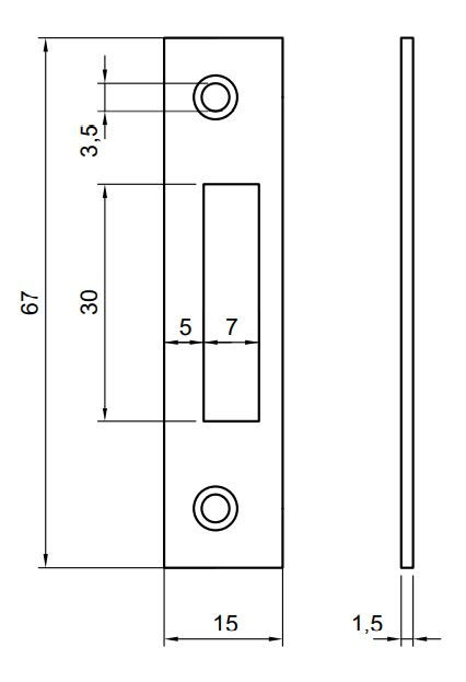 Schliessblech I 81500.4