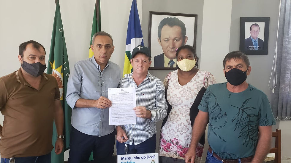 Prefeito assina contrato para asfaltamento da Av. Aeroporto no Bairro Vista Alegre em Paranatinga
