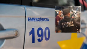 Vídeos registram momento que mulher joga cerveja em PM na Praça Popular e é presa; veja