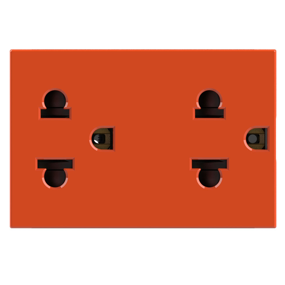 Miniatura: Toma Duplex universal EU/US 2P+T 16AX Matix Go