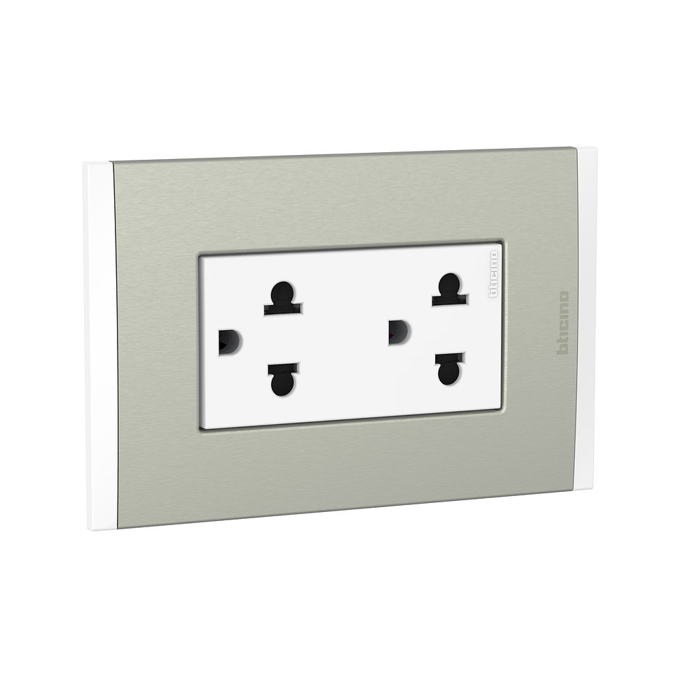 Miniatura: Toma Universal Doble con Linea a Tierra Modus 4