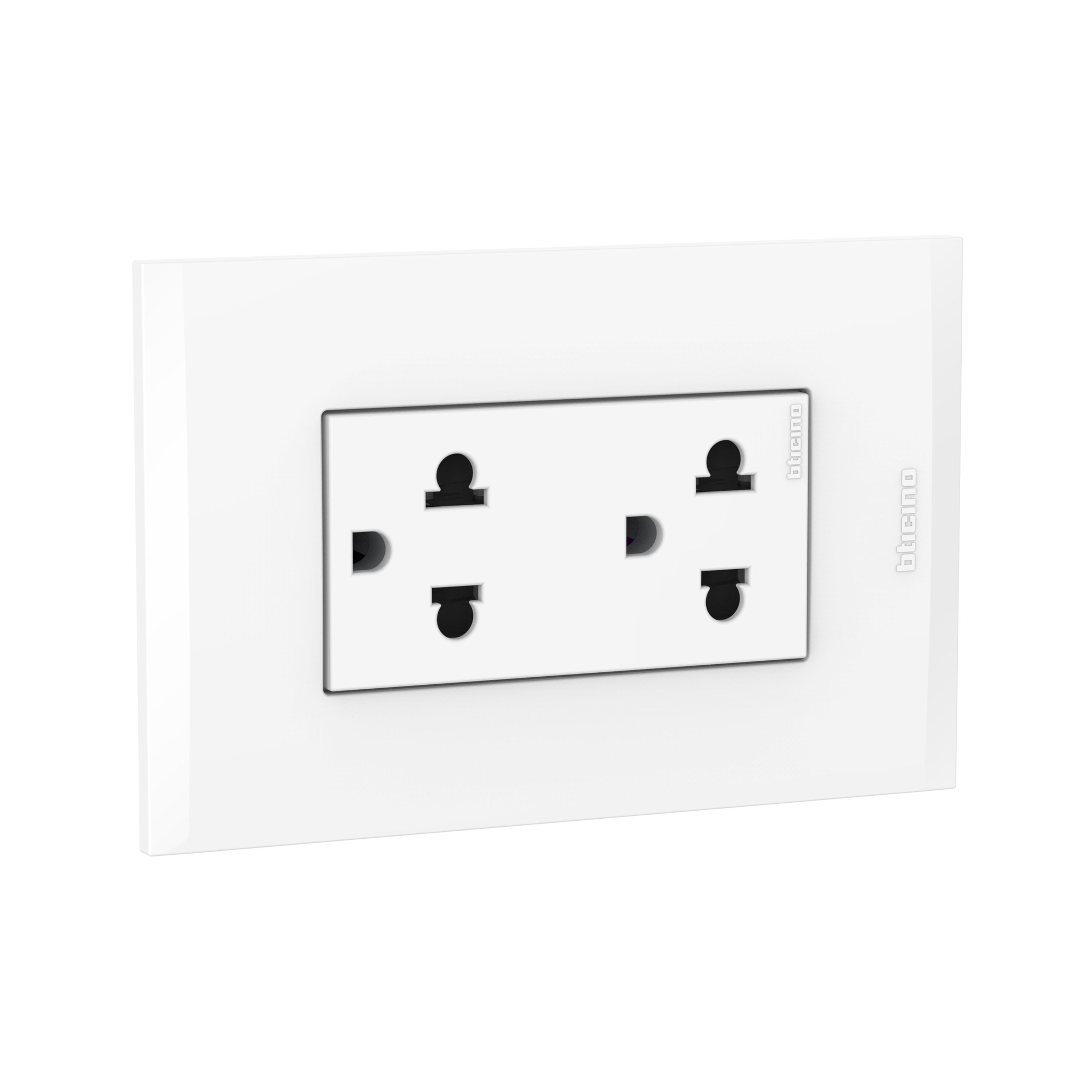 Toma Universal Doble con Linea a Tierra Modus 4