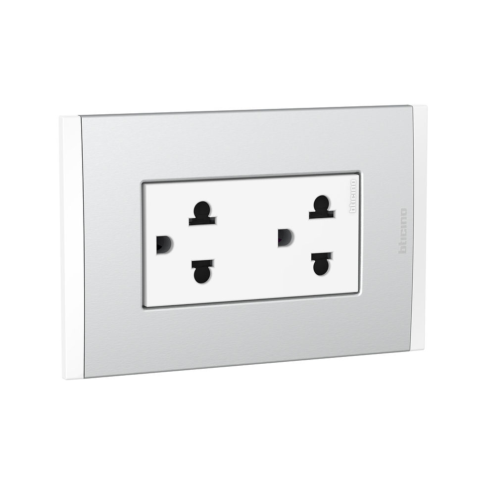 Miniatura: Toma Universal Doble con Linea a Tierra Modus 4