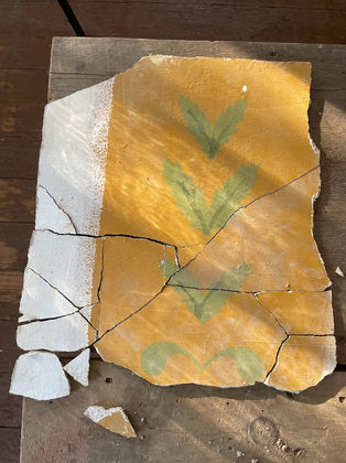 Jon Stencil Plaster Piece