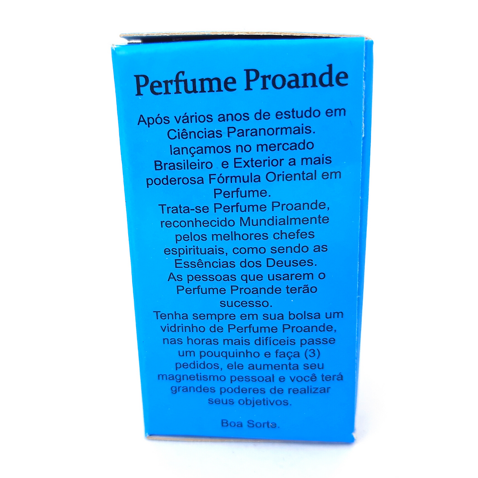Miniatura: perfume iemanjá nesse precioso frasco, reside o poder do axé, do equilíbrio e da paz interior