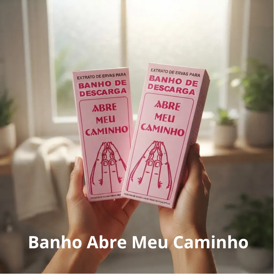 Banho Abre Meu Caminho Espiritual Trabalho Prosperidade Amor Sorte Kit 2 Und