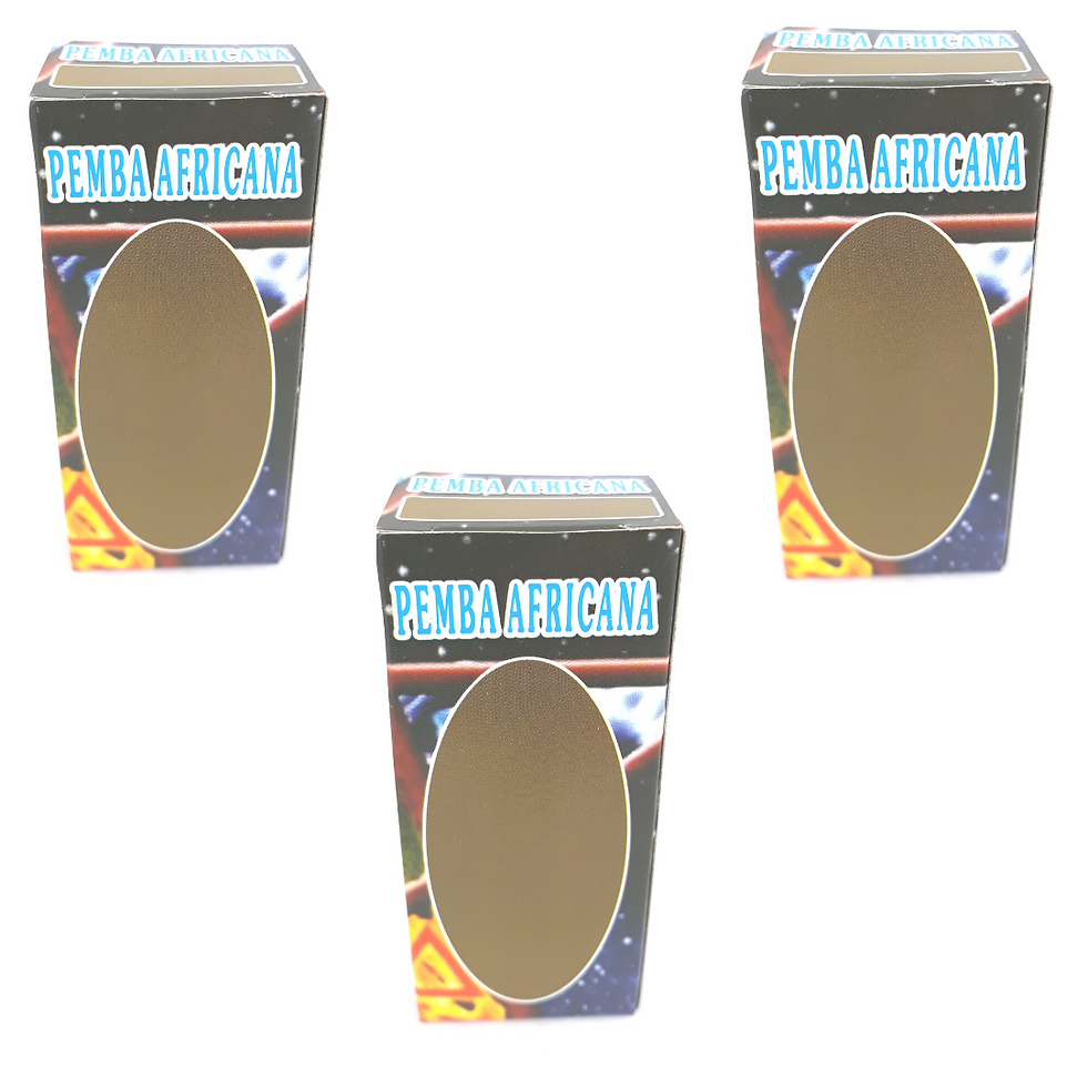 Miniatura: Pemba Marrom Para Ritual Espiritual Ponto Riscado Umbanda Candomblé Kit 3 Und