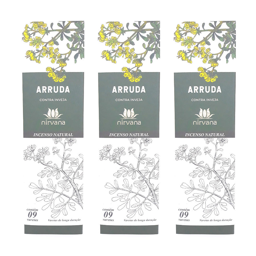 O incenso de arruda é amplamente utilizado para limpeza e proteção espiritual