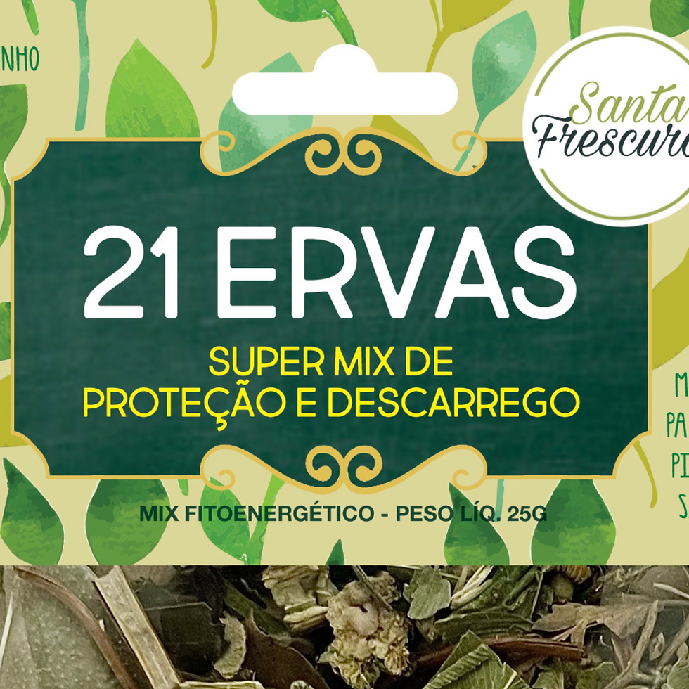 Miniatura: O banho de 21 ervas afasta influências negativas e protege contra o acúmulo de energias pesadas.