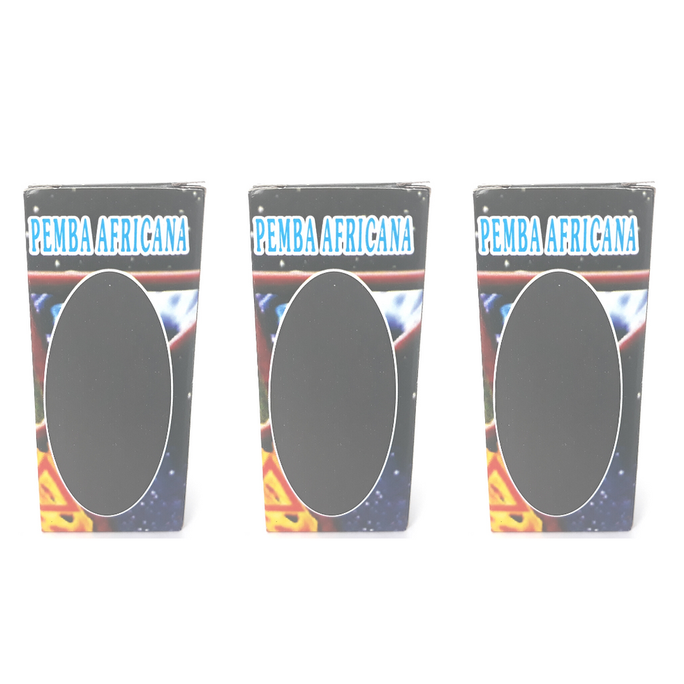 Miniatura: Pemba Preta Para Ritual Espiritual Ponto Riscado Umbanda Candomblé Kit 3 Und