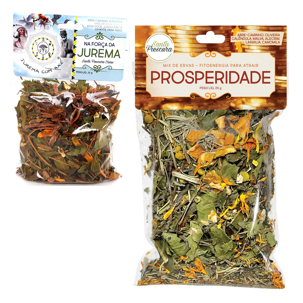 Miniatura: Banho Prosperidade Atrativo Financeiro Dinheiro Jurema Proteção Espiritual Kit